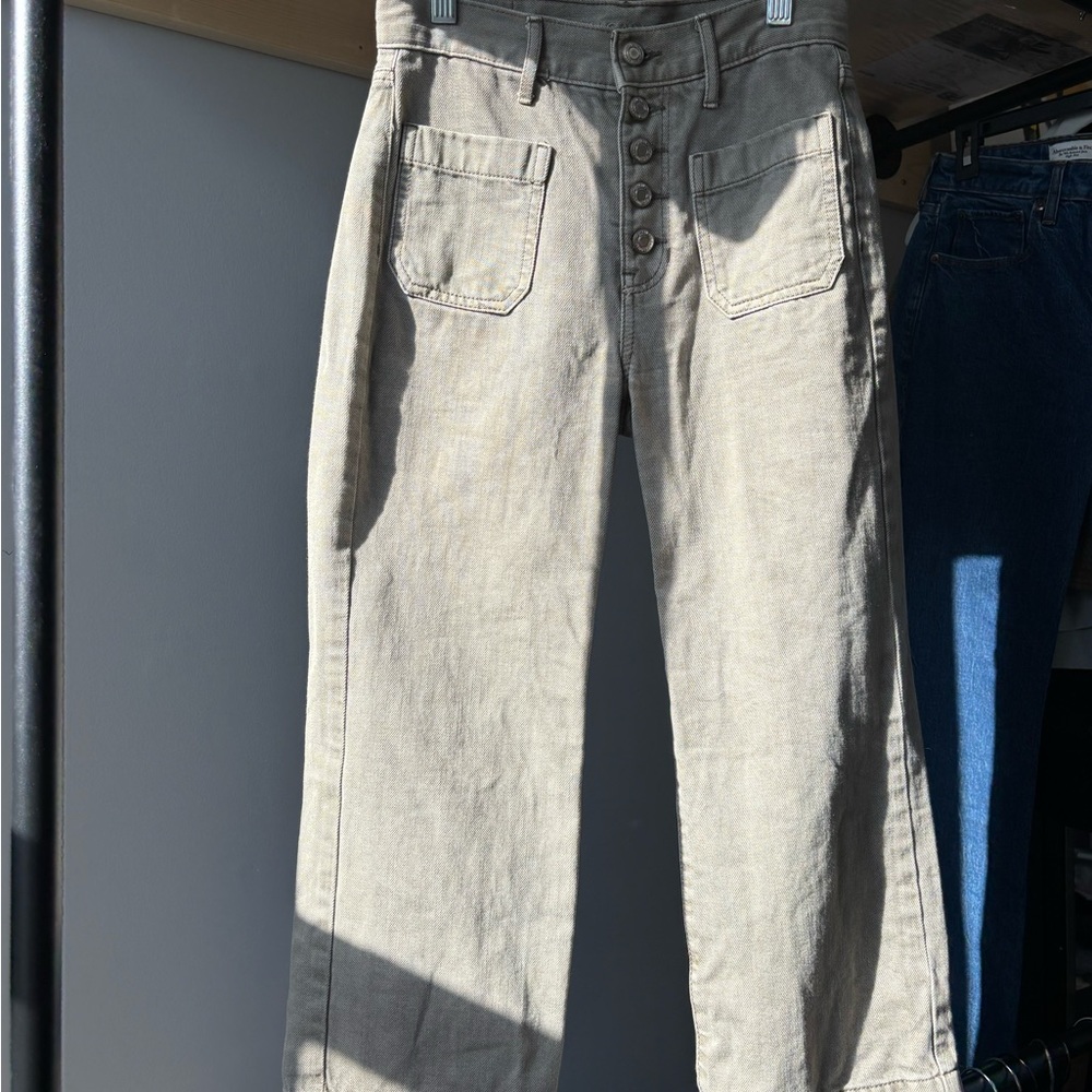 American Eagle Outfitters Tan Women's Jeans